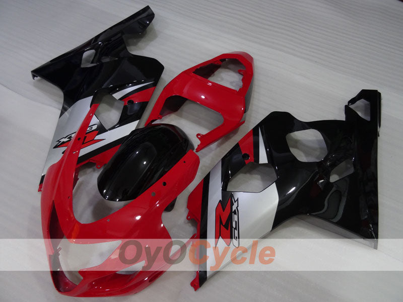 Injection Fairing kit for 04-05 GSXR600 - Red, Black - Factory Style #OYO87905261 Secondary image