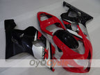 Injection Fairing kit for 04-05 GSXR600 - Red, Black - Factory Style #OYO87905261