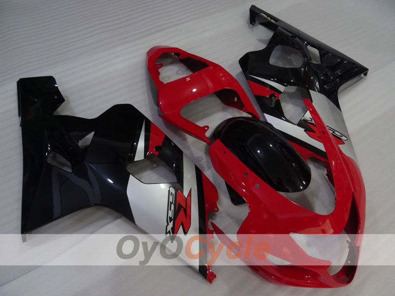 Injection Fairing kit for 04-05 GSXR600 - Red, Black - Factory Style #OYO87905261
