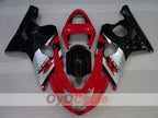 Injection Fairing kit for 04-05 GSXR600 - Red, Black - Factory Style #OYO87905261