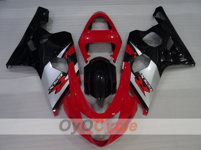Injection Fairing kit for 04-05 GSXR600 - Red, Black - Factory Style #OYO87905261