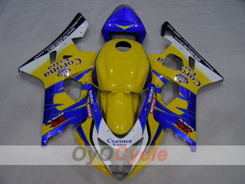 Injection Fairing kit for 04-05 GSX R750 - Yellow, Blue - Corona #OYO87905285 Secondary image