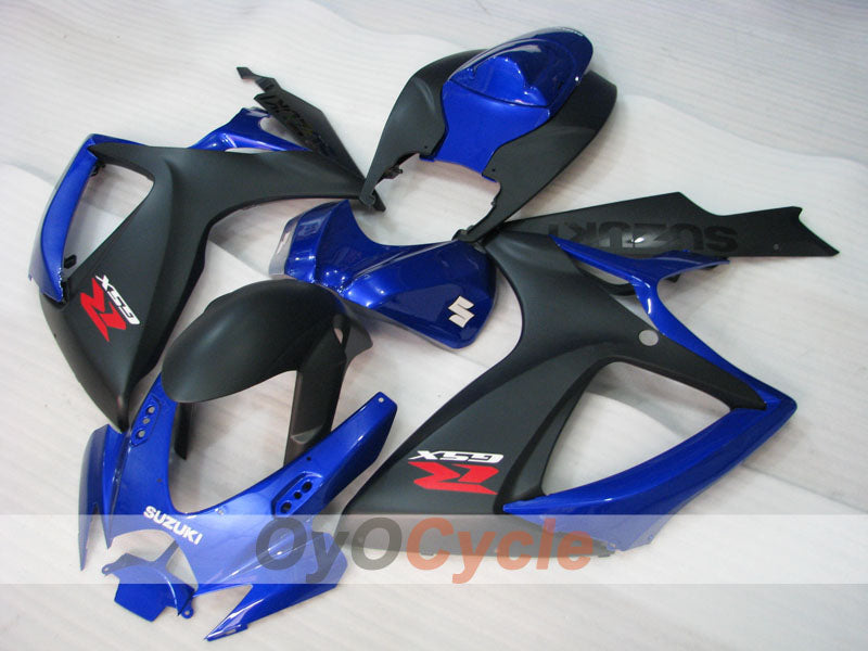 Injection Fairing kit for 06-07 GSX R750 - Blue, Black - Factory Style #OYO87905348 Main image