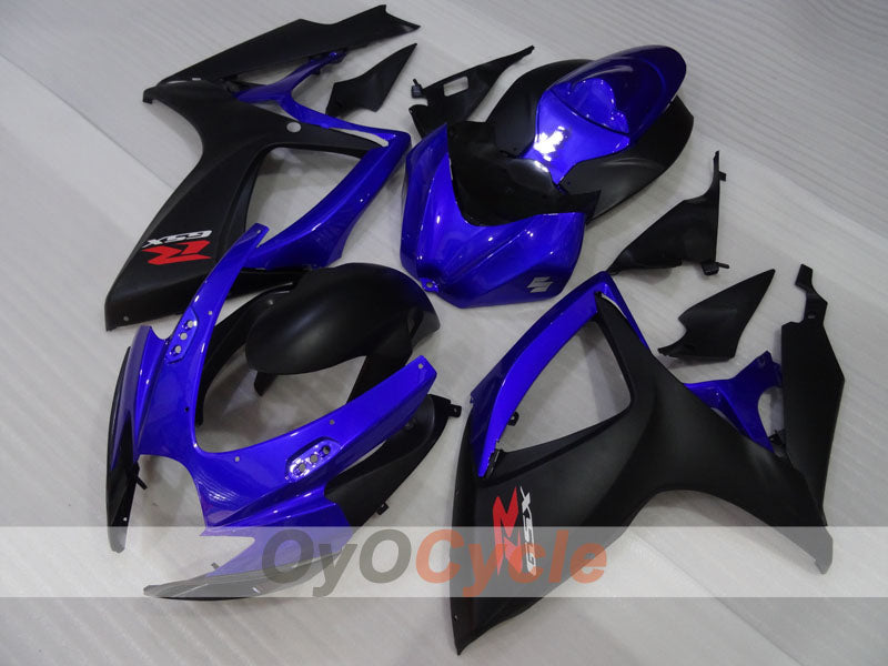 Injection Fairing kit for 06-07 GSX R750 - Blue, Black, Matte - Factory Style #OYO87905374
