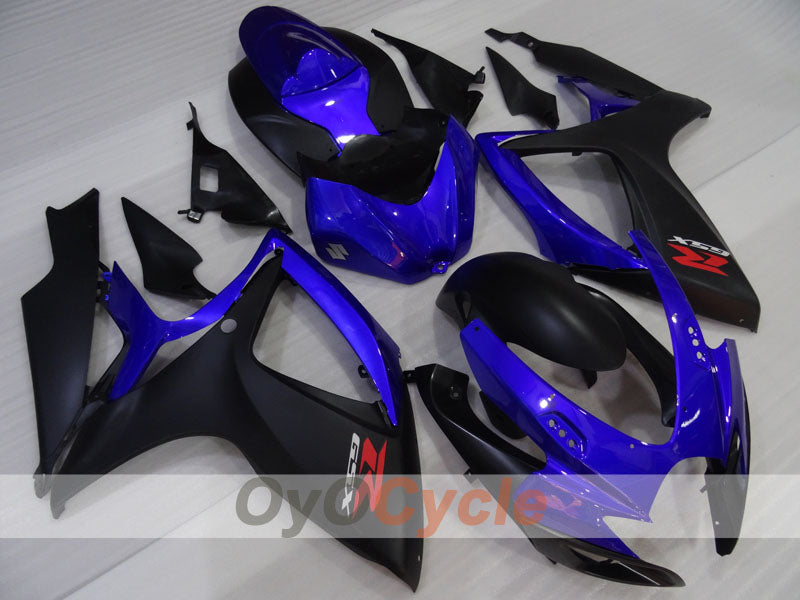 Injection Fairing kit for 06-07 GSX R750 - Blue, Black, Matte - Factory Style #OYO87905374