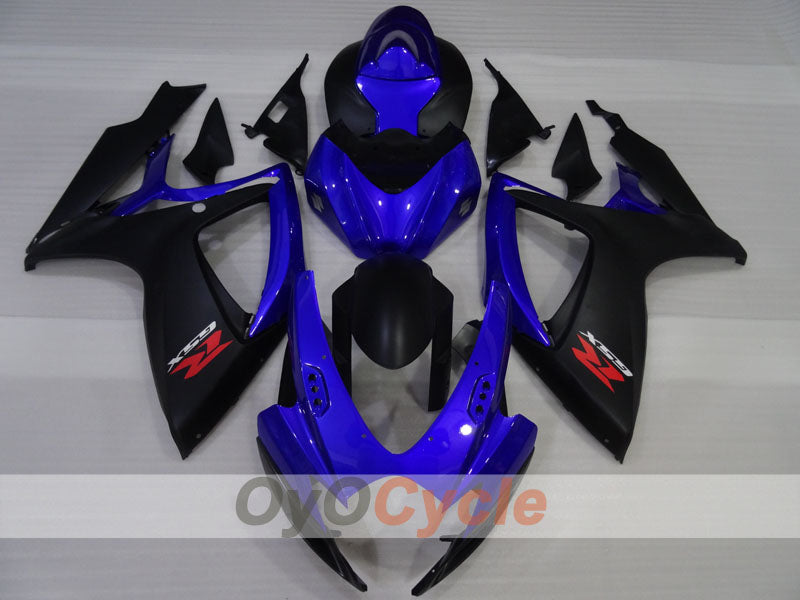 Injection Fairing kit for 06-07 GSX R750 - Blue, Black, Matte - Factory Style #OYO87905374