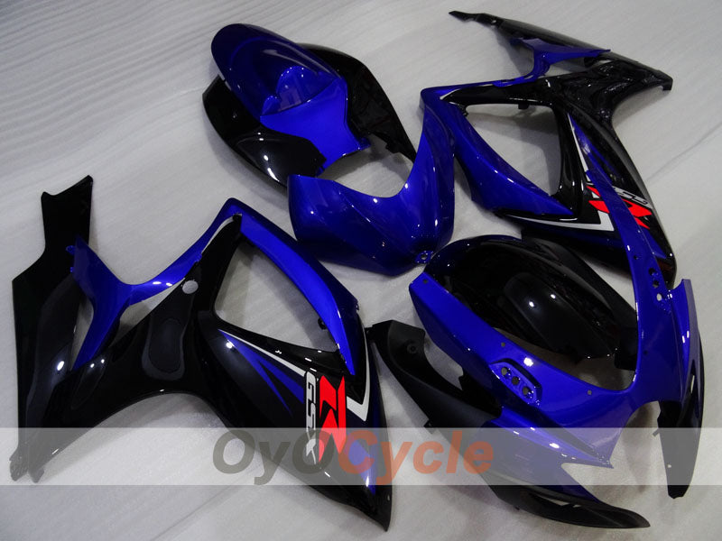 Injection Fairing kit for 06-07 GSX R750 - Blue, Black - Factory Style #OYO87905355 Main image