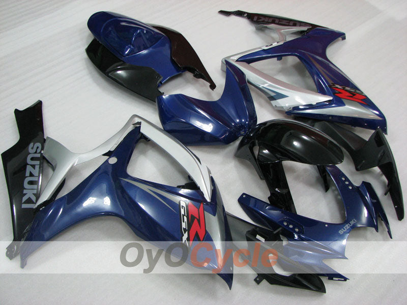 Injection Fairing kit for 06-07 GSX R750 - Blue, Black - Factory Style #OYO87905358