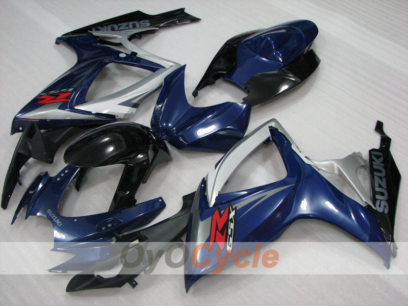Injection Fairing kit for 06-07 GSX R600 - Blue, Black - Factory Style #OYO87905322 Main image