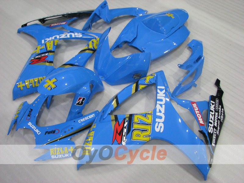 Injection Fairing kit for 06-07 GSX R600 - Blue - Rizla+ #OYO87905326