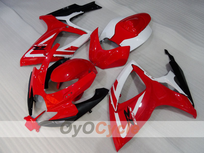 Injection Fairing kit for 06-07 GSX R750 - Red, White - Factory Style #OYO87905363 Secondary image