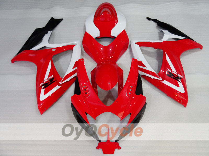 Injection Fairing kit for 06-07 GSX R600 - Red, White, Black - Factory Style #OYO87905327 Main image