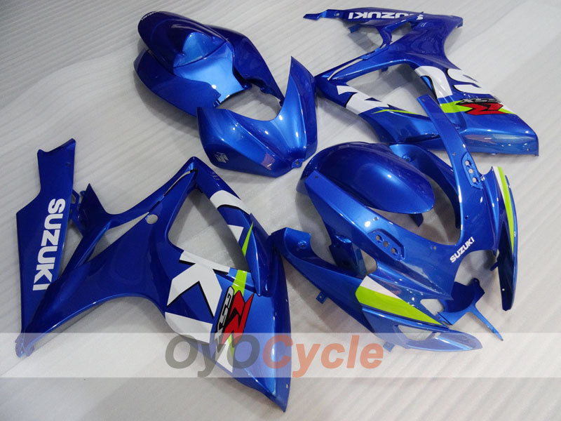 Injection Fairing kit for 06-07 GSX R750 - Blue - Factory Style #OYO87905367 Main image