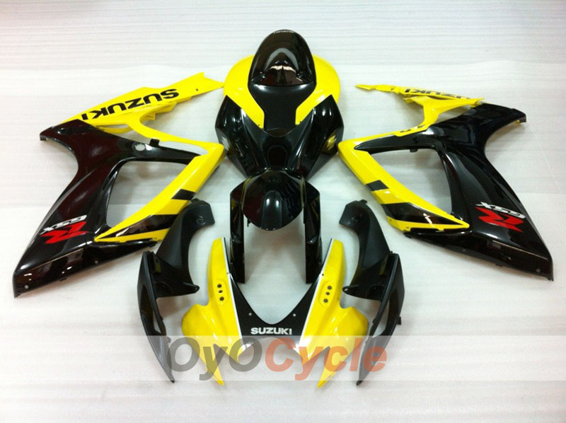 Injection Fairing kit for 06-07 GSX R750 - Yellow - Factory Style #OYO87905369 Secondary image