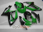 Injection Fairing kit for 06-07 GSX R600 - Green, Black - Factory Style #OYO87905337