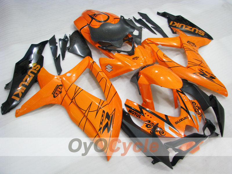 Injection Fairing kit for 08-10 GSX R600 - Orange - MOTUL #OYO87905376 Secondary image