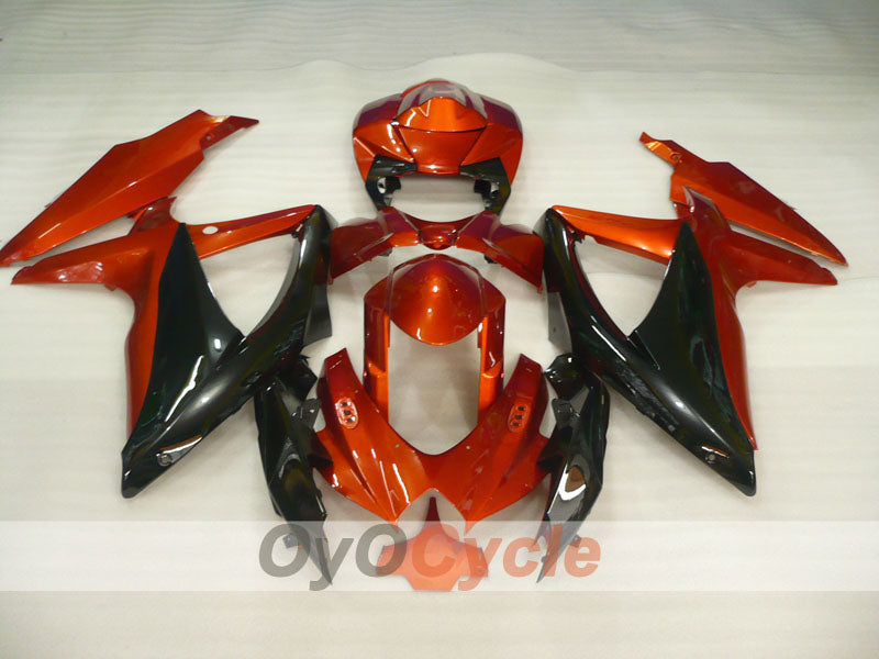 Injection Fairing kit for 08-10 GSX R750 - Orange, Black - Factory Style #OYO87905423 Secondary image