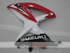 Injection Fairing kit for 08-10 GSX R600 - Red, White - Factory Style #OYO87905382