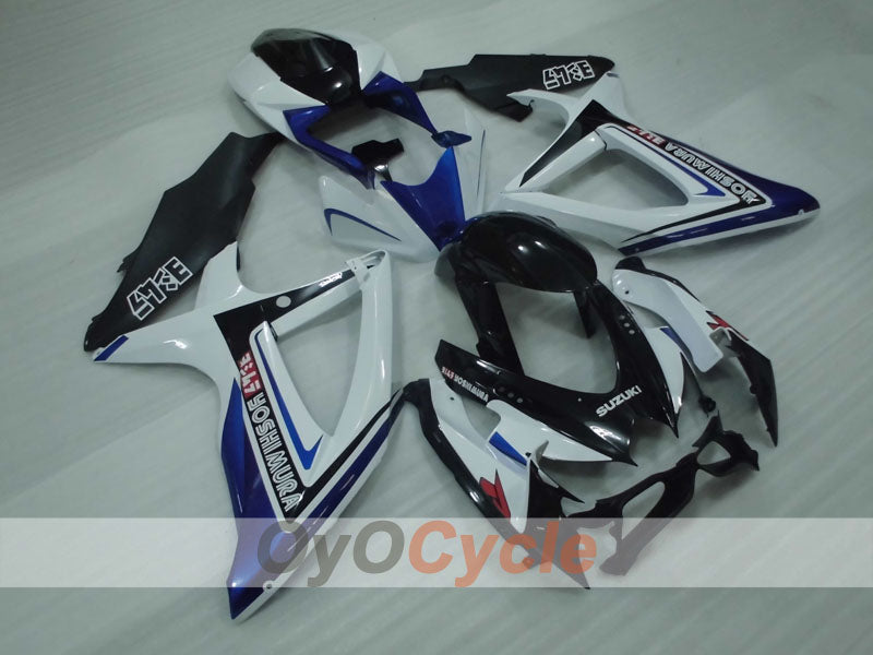 Injection Fairing kit for 08-10 GSX R750 - Blue, White - YOSHIMURA #OYO87905430 Main image