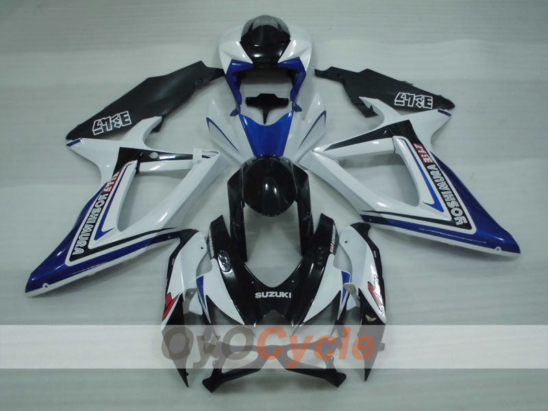 Injection Fairing kit for 08-10 GSX R750 - Blue, White - YOSHIMURA #OYO87905430 Secondary image