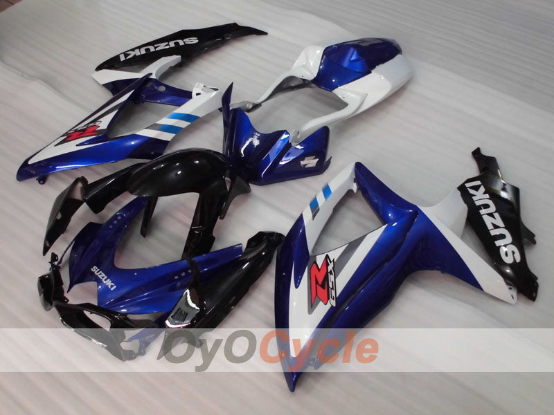 Injection Fairing kit for 08-10 GSX R600 - Blue, White, Black - Factory Style #OYO87905396