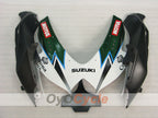 Injection Fairing kit for 08-10 GSX R750 - Green, White - Corona #OYO87905445