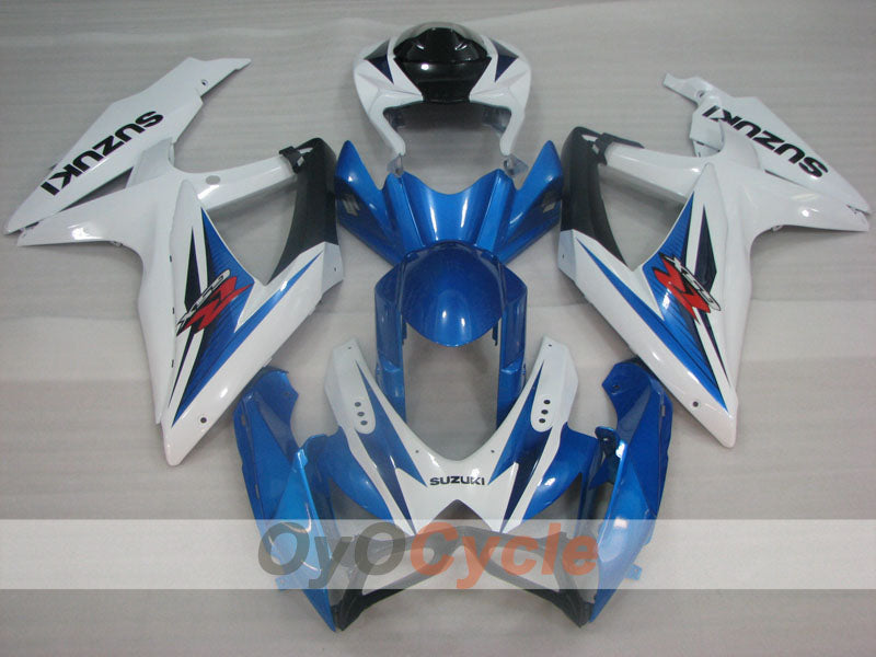 Injection Fairing kit for 08-10 GSX R750 - Blue, White - Factory Style #OYO87905453 Secondary image