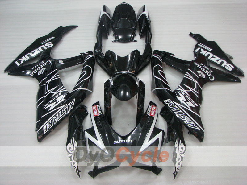 Injection Fairing kit for 08-10 GSX R750 - Black - Corona #OYO87905454 Secondary image