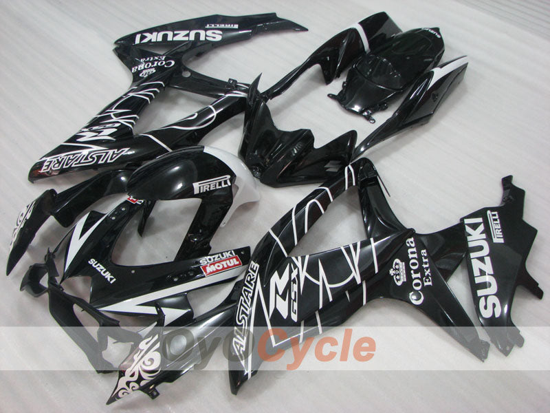 Injection Fairing kit for 08-10 GSX R600 - Black - Corona #OYO87905410