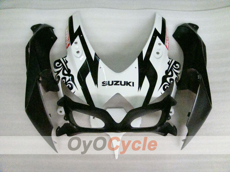 Injection Fairing kit for 08-10 GSX R600 - White, Black - Corona #OYO87905412