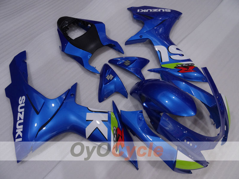 Injection Fairing kit for 11-26 GSX R600 - Blue - Factory Style #OYO87905464 Main image
