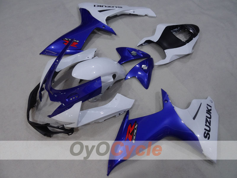 Injection Fairing kit for 11-26 GSX R600 - Blue, White - Factory Style #OYO87905467 Main image