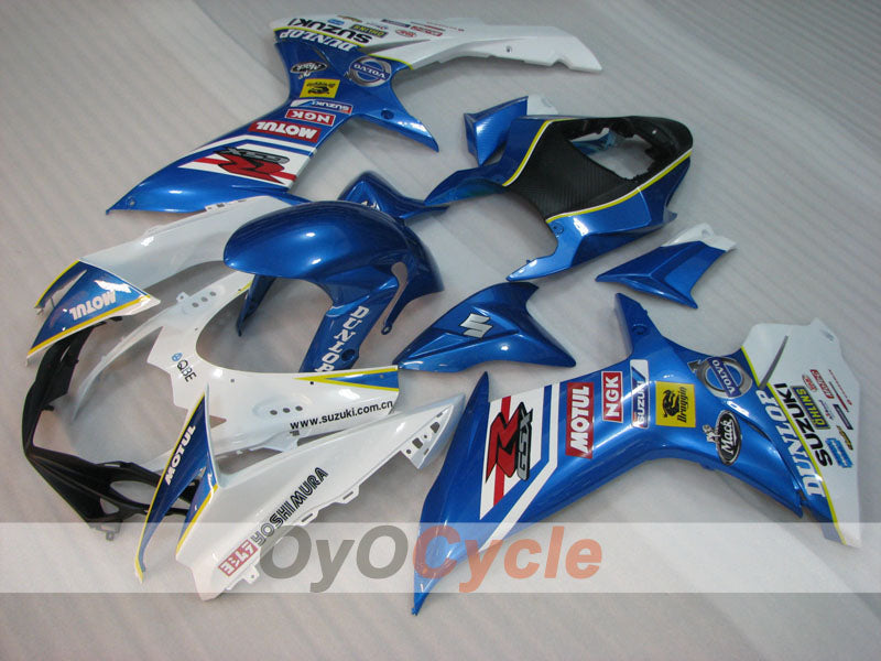 Injection Fairing kit for 11-26 GSX R600 - Blue, White - MOTUL #OYO87905471 Secondary image