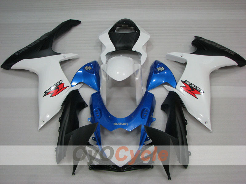 Injection Fairing kit for 11-26 GSX R600 - Blue, White, Black - Factory Style #OYO87905473