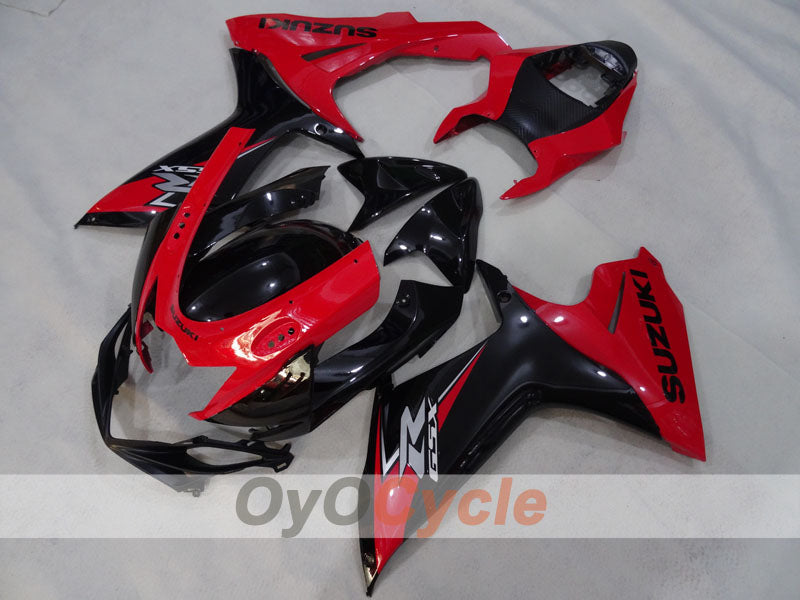 Injection Fairing kit for 11-26 GSX R600 - Red, Black - Factory Style #OYO87905479