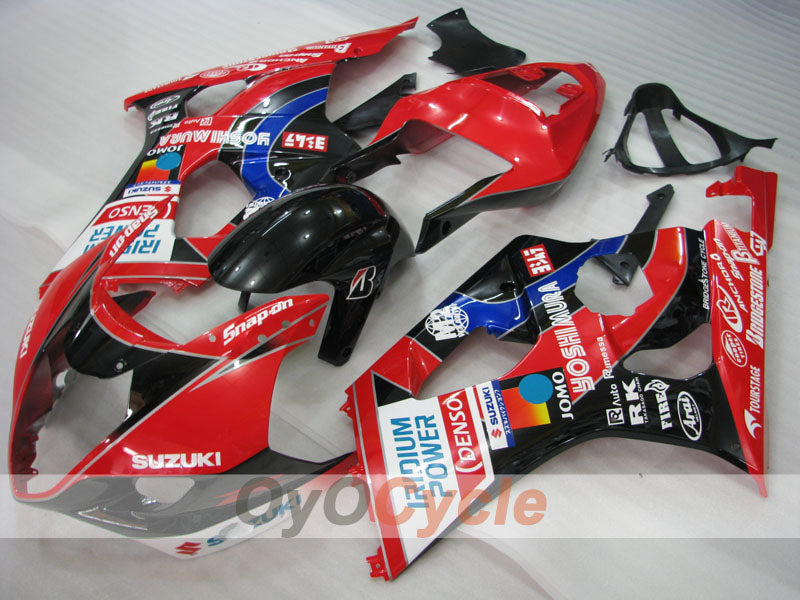 Injection Fairing kit for 03-04 GSX R1000 - Red, Black - YOSHIMURA #OYO87905497 Secondary image