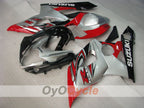 Injection Fairing kit for 05-06 GSX R1000 - Red, Silver - Factory Style #OYO87905511