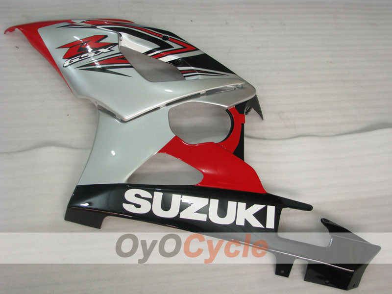Injection Fairing kit for 05-06 GSX R1000 - Red, Silver - Factory Style #OYO87905511