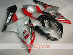 Injection Fairing kit for 05-06 GSX R1000 - Red, Silver - Factory Style #OYO87905511