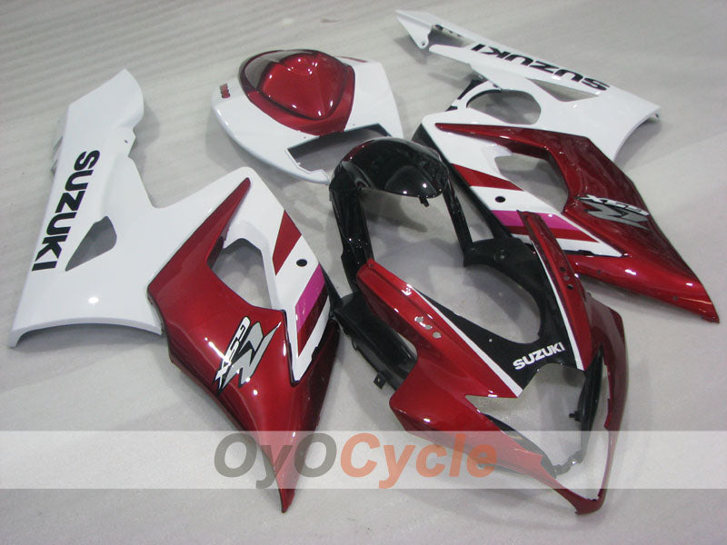 Injection Fairing kit for 05-06 GSX R1000 - Red, White - Factory Style #OYO87905512 Secondary image