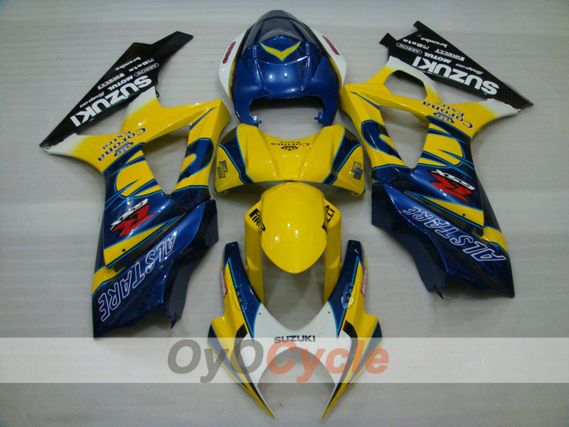 Injection Fairing kit for 07-08 GSX R1000 - Red, Blue - Corona #OYO87905525 Secondary image