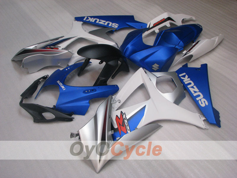 Injection Fairing kit for 07-08 GSX R1000 - Blue, White - Factory Style #OYO87905530