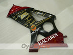 Injection Fairing kit for 07-08 GSX R1000 - Red, Black - BACARDI #OYO87905531