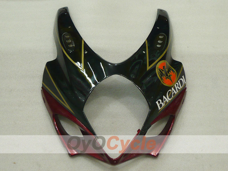 Injection Fairing kit for 07-08 GSX R1000 - Red, Black - BACARDI #OYO87905531