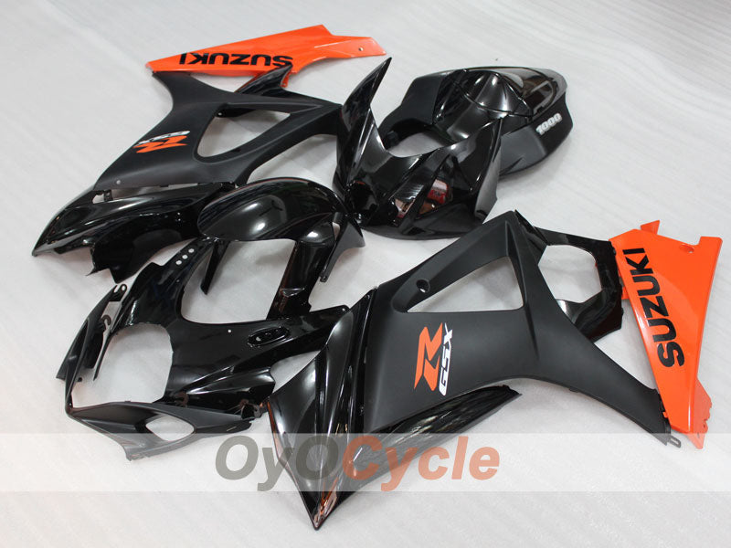 Injection Fairing kit for 07-08 GSX R1000 - Orange, Black, Matte - Factory Style #OYO87905536 Secondary image