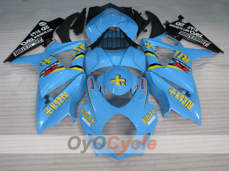 Injection Fairing kit for 07-08 GSX R1000 - Blue, Black - Rizla+ #OYO87905541 Secondary image