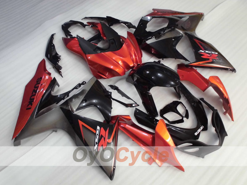 Injection Fairing kit for 09-16 GSX R1000 - Orange, Black - Factory Style #OYO87905545 Main image