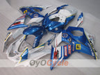 Injection Fairing kit for 09-16 GSX R1000 - Blue, White - DUNLOP, MOTUL #OYO87905548