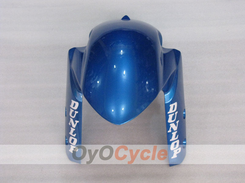 Injection Fairing kit for 09-16 GSX R1000 - Blue, White - DUNLOP, MOTUL #OYO87905548