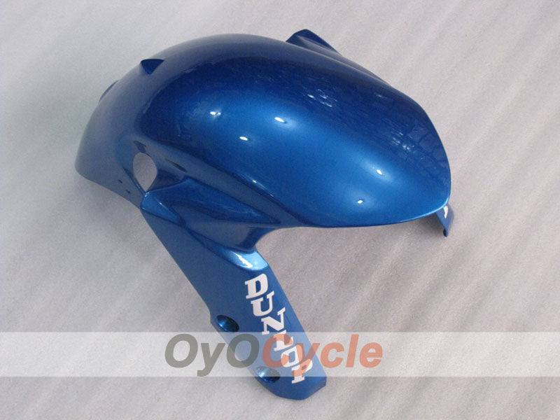 Injection Fairing kit for 09-16 GSX R1000 - Blue, White - DUNLOP, MOTUL #OYO87905548